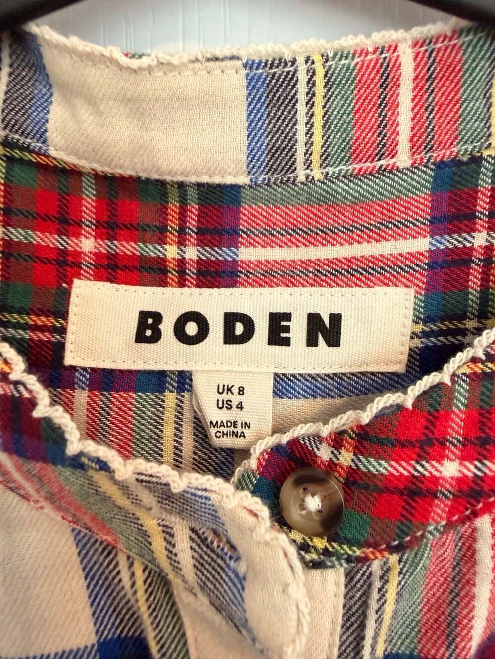 Boden Cream Layla Brushed Cotton Top from Next USA - Picture 3 of 8